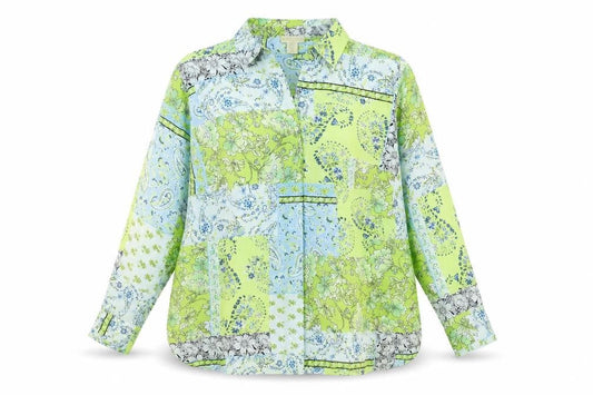 Cynthia Rowley Womens Plus 2XL Floral Paisley Tunic Blouse Multicoloured