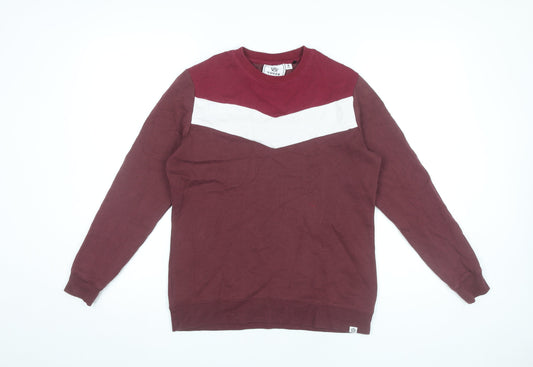 TOG24 Women’s Red Colourblock Sweatshirt Size 8 Pullover