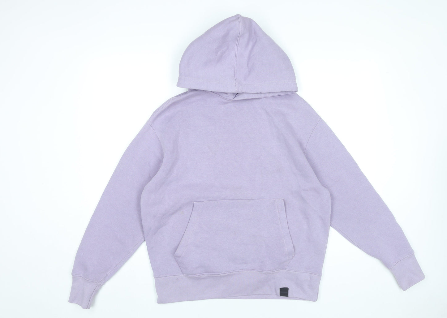 Pull&Bear Men’s Purple XS Pullover Hoodie with Pocket