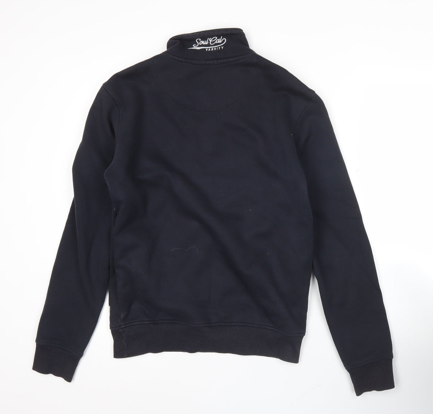 SoulCal & Co Men’s Blue Medium 1/4 Zip Embroidered Sweatshirt
