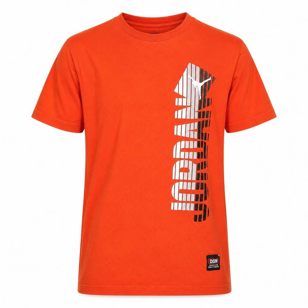 DGN Mens Red Sports Graphic Print T-Shirt Size L