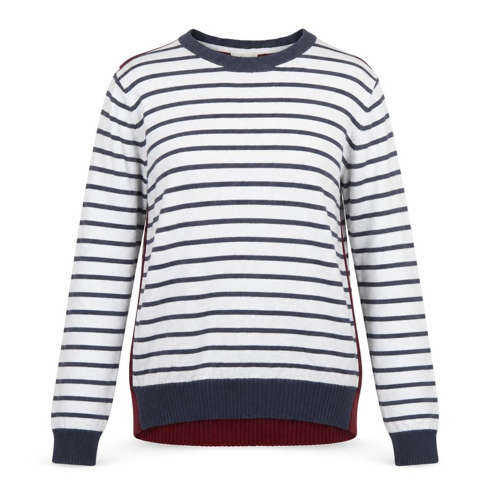 Linea Weekend Womens Multicoloured Striped Pullover Jumper Size M