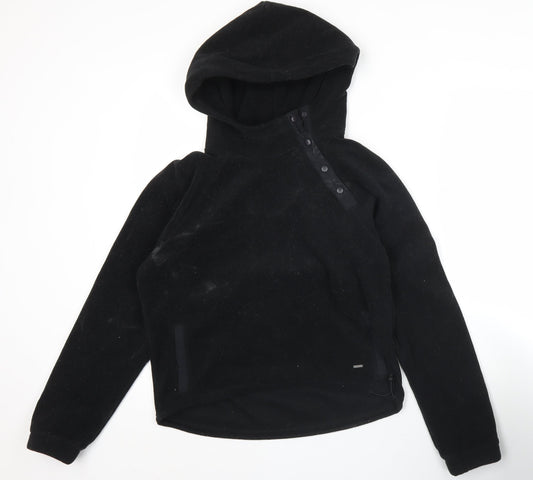 Hollister Men’s Black Fleece Pullover Hoodie Size S
