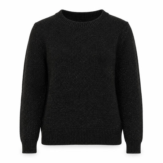 Gap Women’s Black L Pullover Jumper Crew Neck Long Sleeve Knit