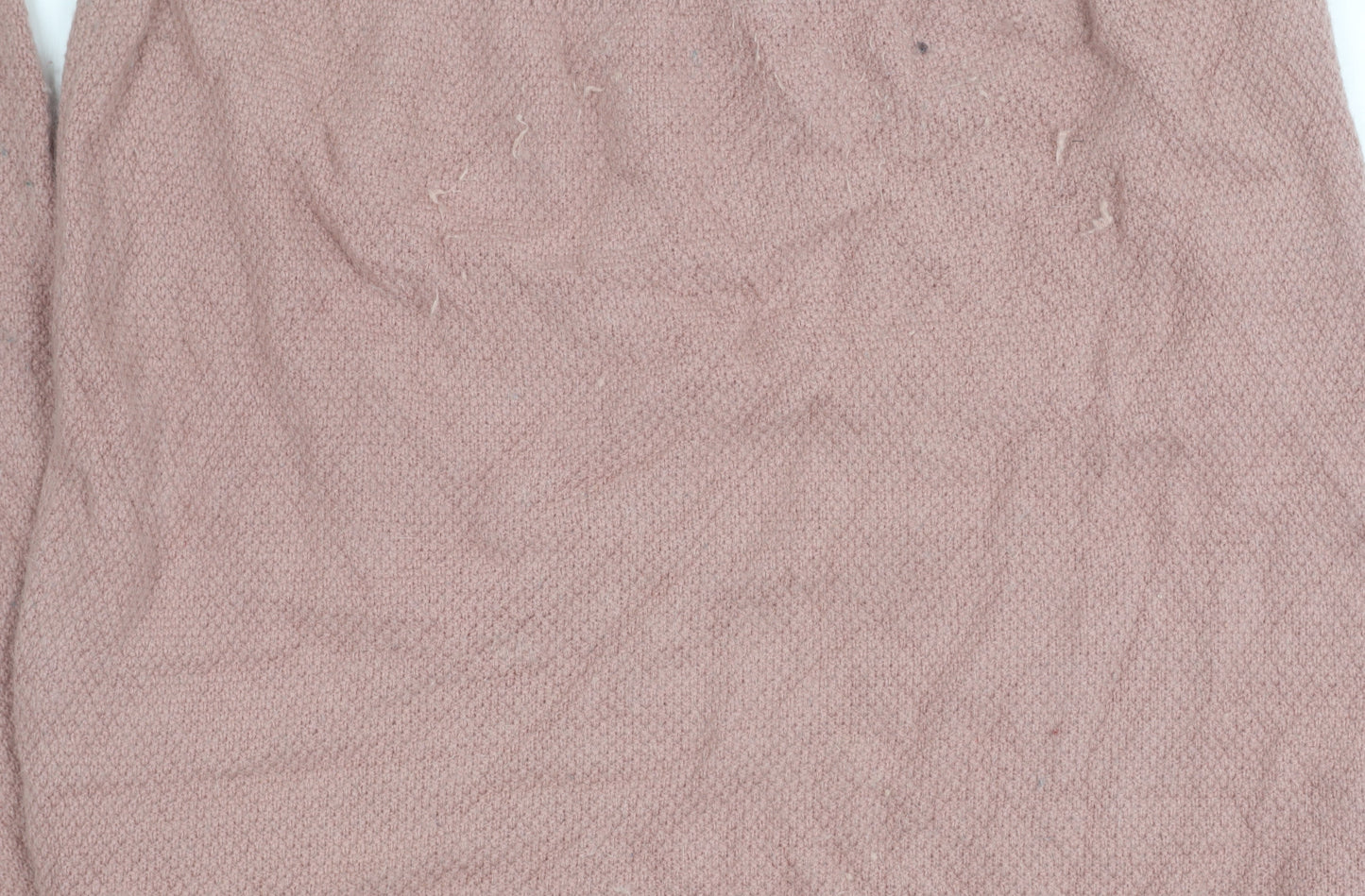 Hobbs Women Pink Angora Blend Crew Neck Jumper Size 6