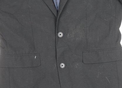 Next Womens Black Suit Jacket Size 10 Regular Tailored Two Button Workwear