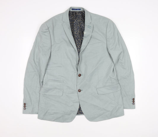 Antique Rogue Mens Grey Blazer Jacket 44 Chest Regular Fit