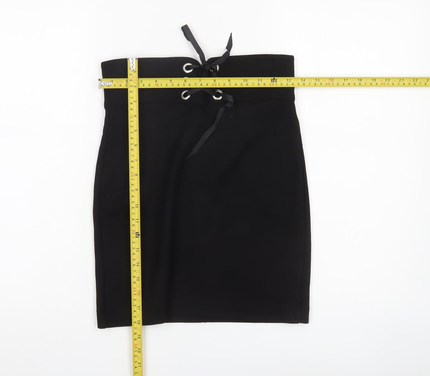 Topshop Women’s Black Size 8 High Waisted Pencil Skirt