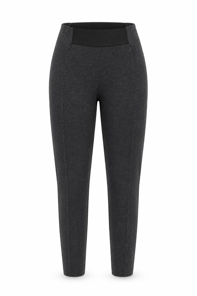ESPRIT Women’s Grey Mid Rise Stretch Leggings Size M