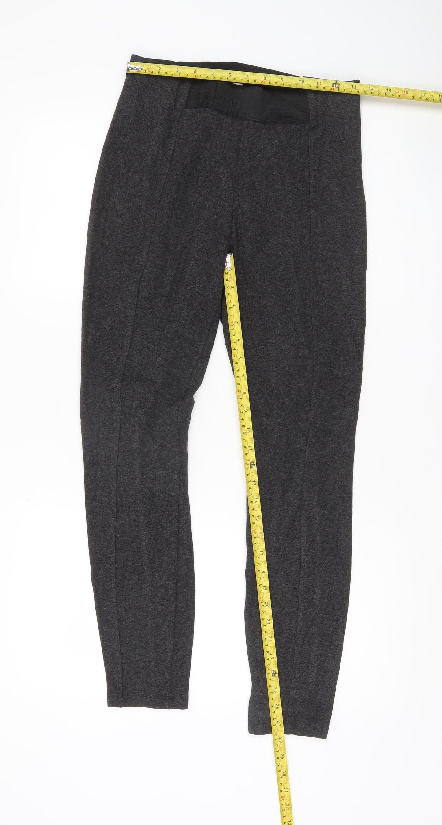 Esprit Women’s Grey Mid Rise Stretch Leggings Size M