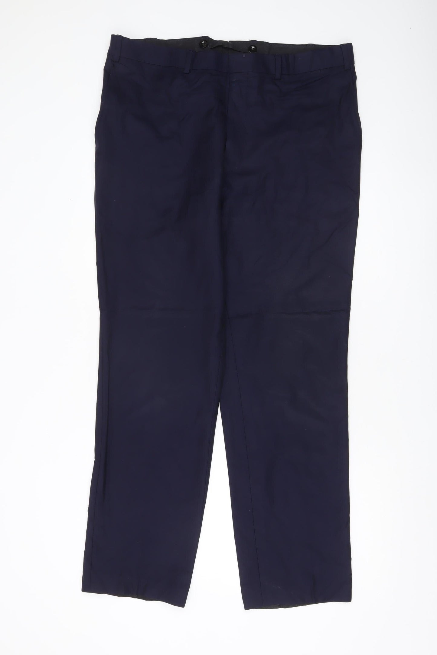 Chester Barrie Men's Blue Wool Dress Pants 44R Classic Fit