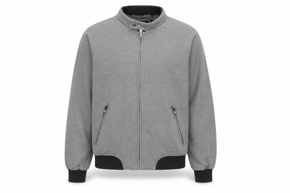 Matalan Men's Grey Basic Jacket Medium Regular Fit Full Zip