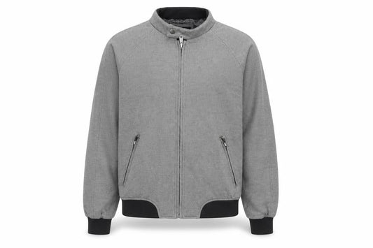 Matalan Men's Grey Basic Jacket Medium Regular Fit Full Zip