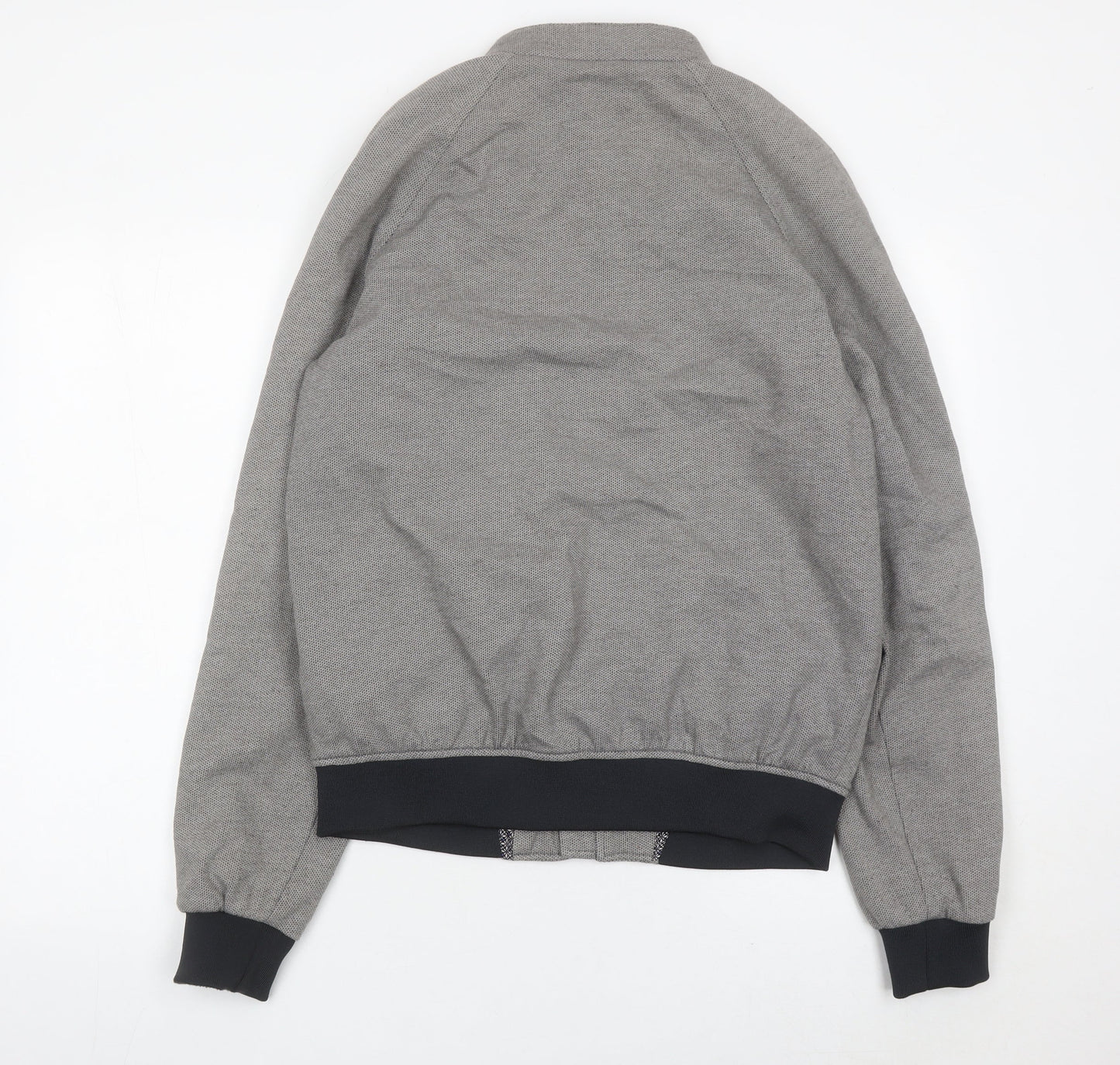 Matalan Men's Grey Basic Jacket Medium Regular Fit Full Zip