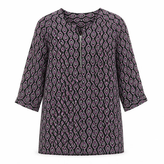 George Women’s Black Pink Geometric Shift Dress Size 14