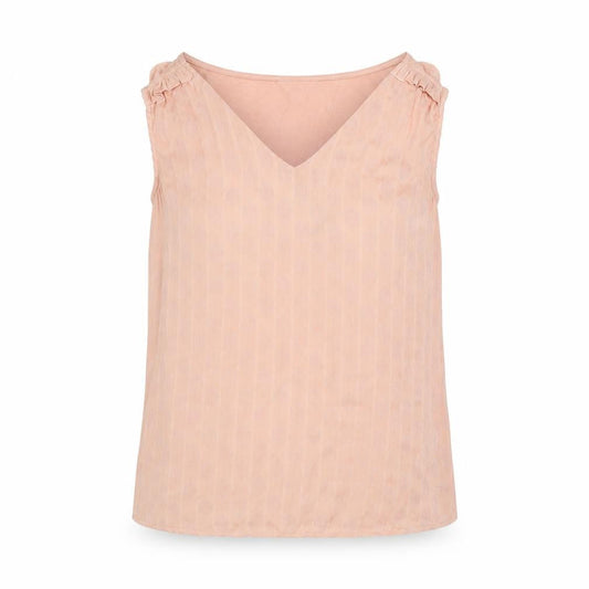 Monsoon Women’s Pink Linen Blend Sleeveless Blouse Size 8