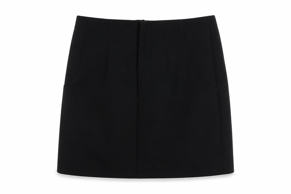 Pull&Bear Women’s Black Size 8 Pencil Skirt Workwear Stretch