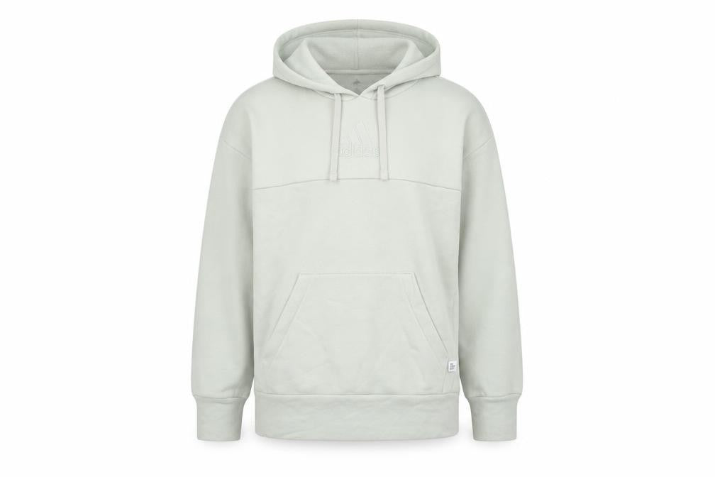 Adidas Women's Green Hoodie Medium Pullover Organic Cotton Blend