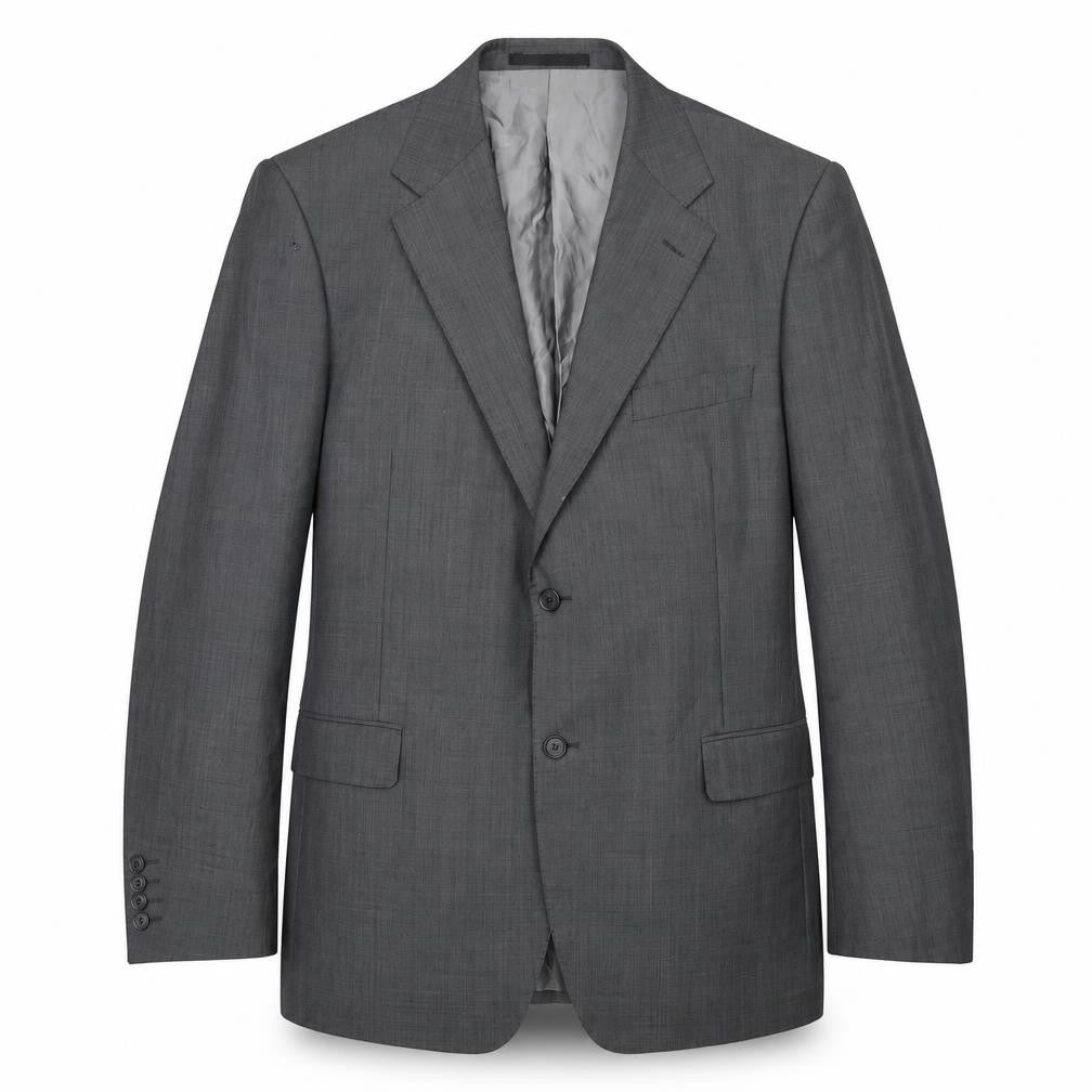Marks & Spencer Men's Grey Wool Blazer Jacket 44in Chest Medium