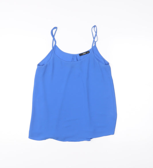 Oasis Womens Blue Size 10 Camisole Tank Top Spaghetti Straps