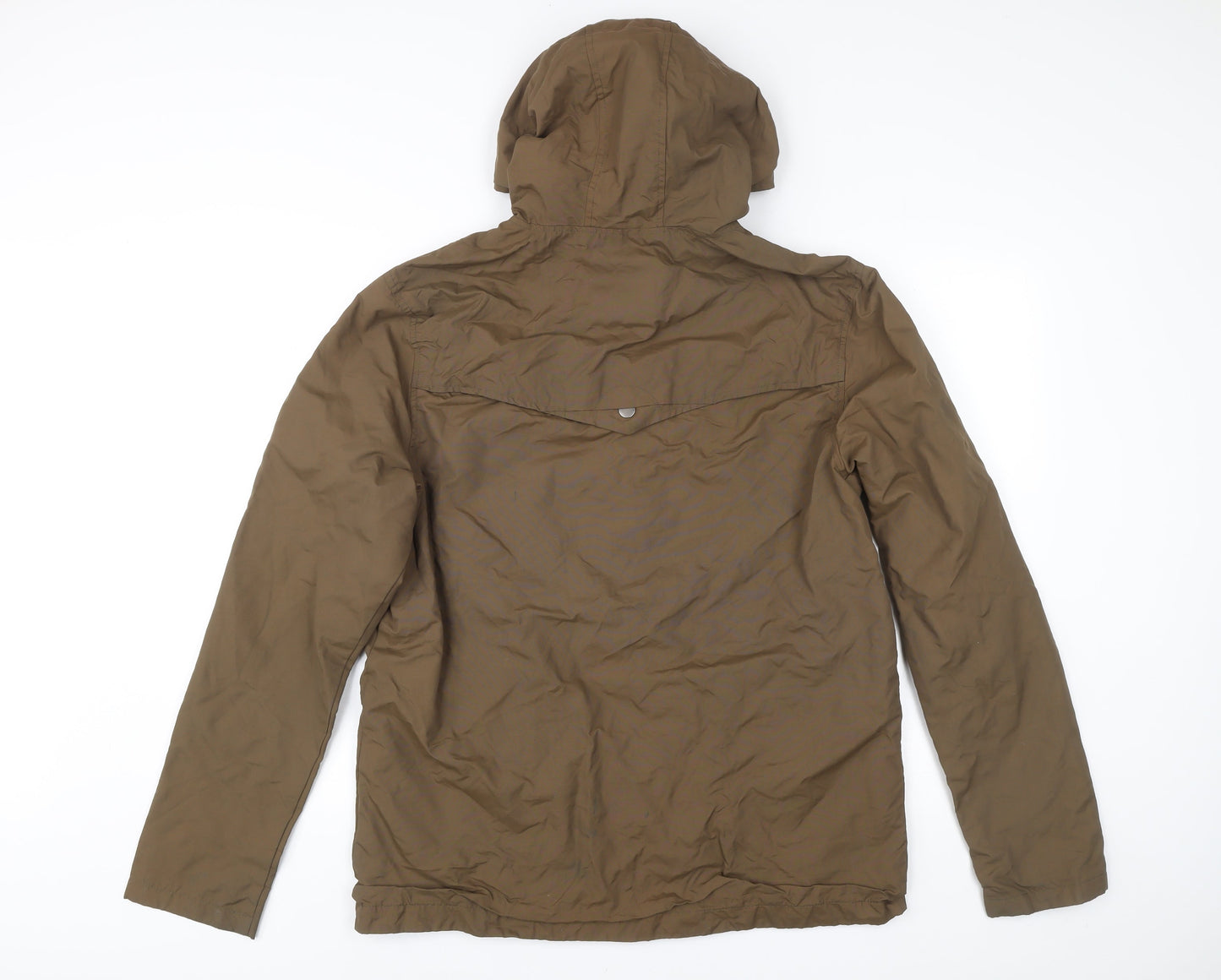 Threadbare Men’s Brown Parka Jacket M Hooded Casual Outerwear