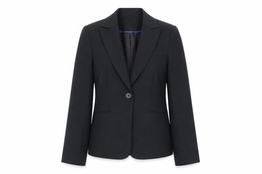Atmosphere Womens Black Pinstripe Blazer Size 8 Regular Fit Jacket