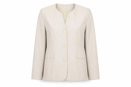 Classics First Avenue Women’s Beige Size 16 Suit Jacket Blazer
