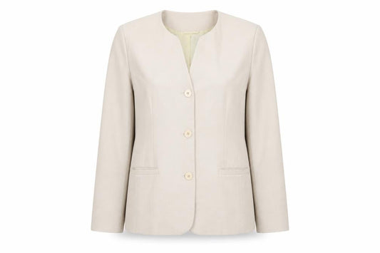 Classics First Avenue Women’s Beige Size 16 Suit Jacket Blazer