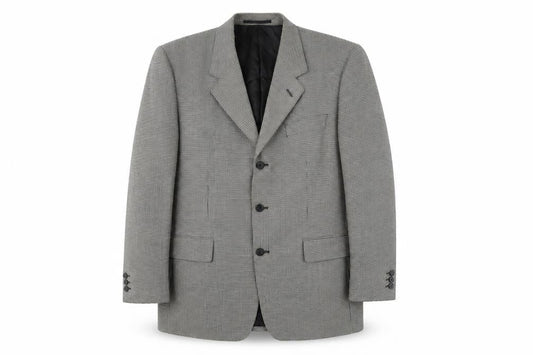 Principles Men's Black & White Check Wool Blend Blazer Jacket 40R