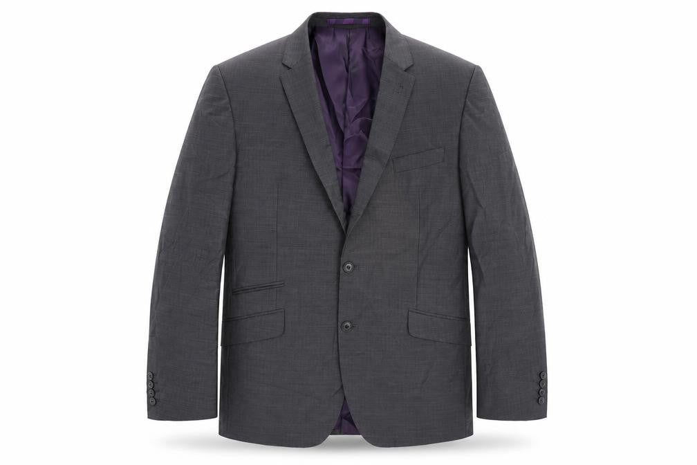Marks & Spencer Men’s Grey Wool Blend Tailored Fit 46L Blazer Jacket