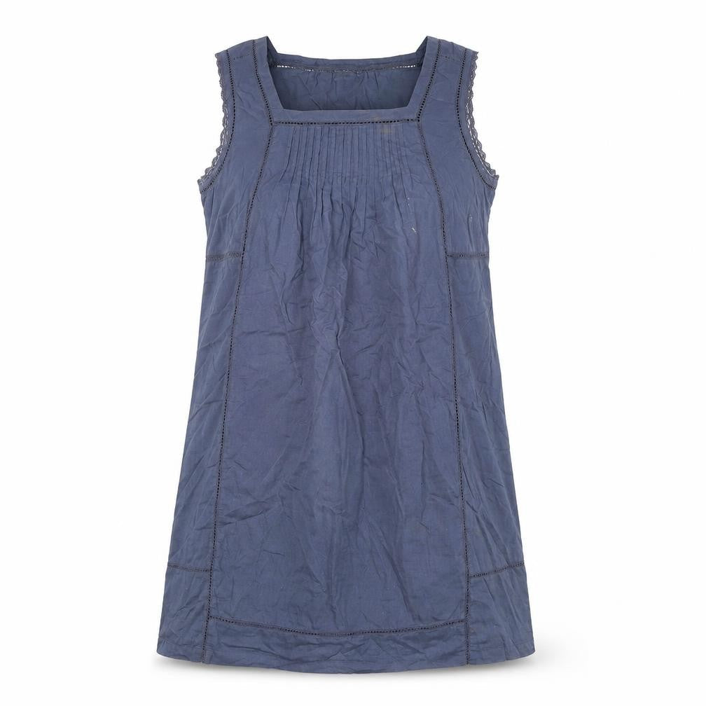 Gap Maternity Women’s Blue Cotton Shift Dress Size M Knee Length