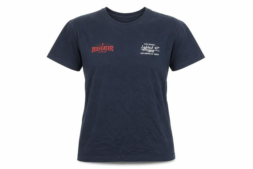 SOL'S Unisex Black Cotton T-Shirt Small Beefeater Embroidered Casual