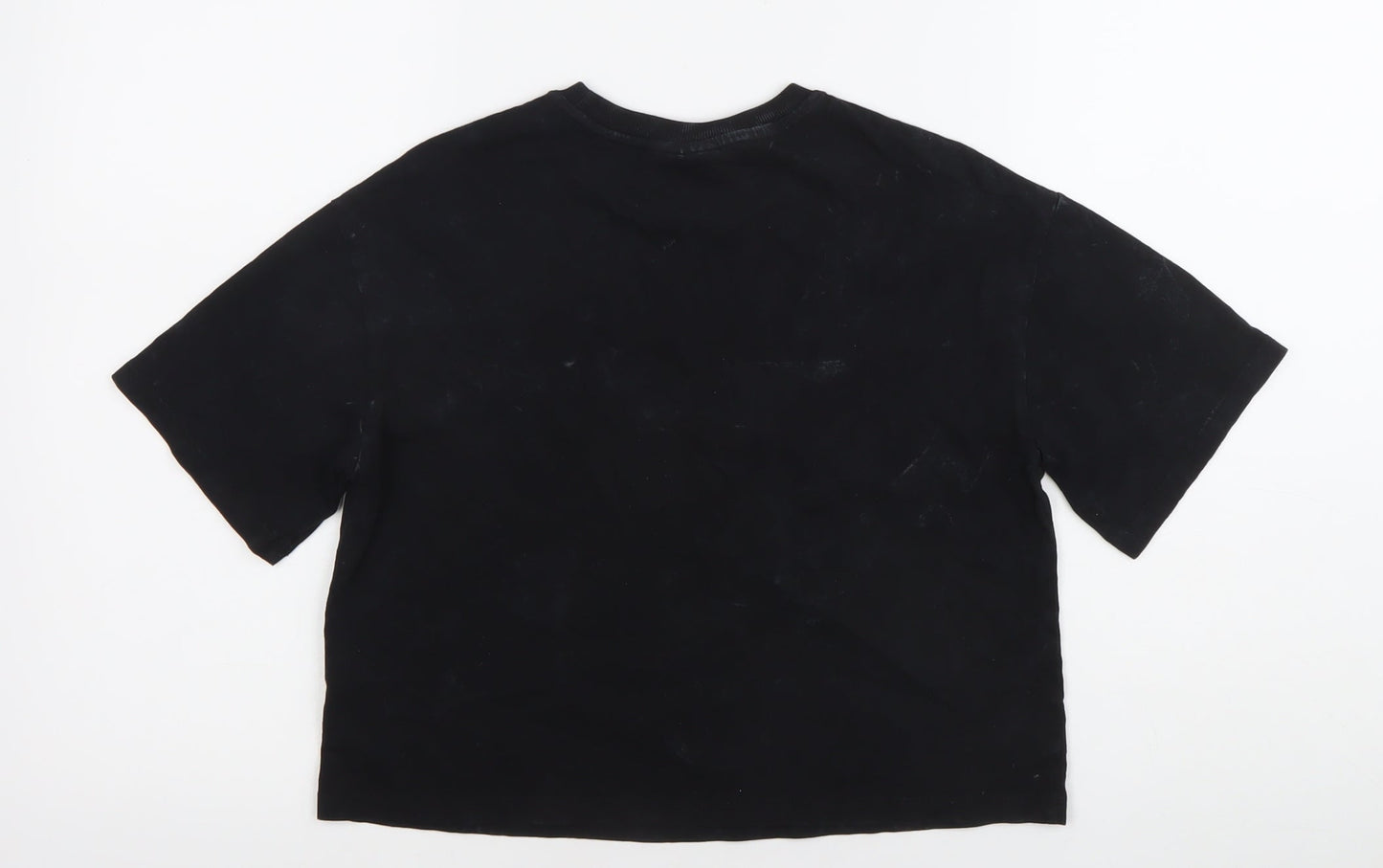 Marks and Spencer Teens Black Cotton Kansas City Chiefs T-Shirt Size 10