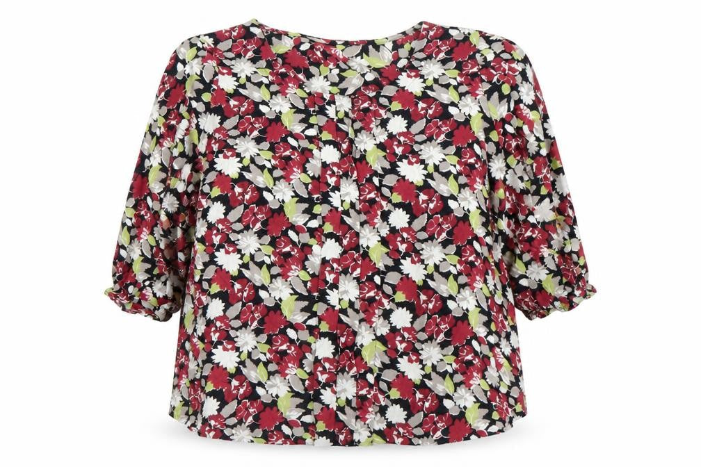 Debenhams Women’s Multicoloured Floral Viscose Tunic Blouse Size 20