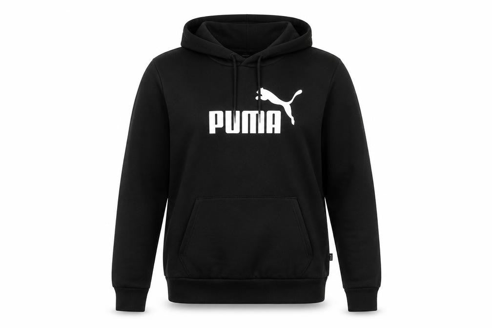 Puma Womens Black Pullover Hoodie Sweatshirt Size L Logo
