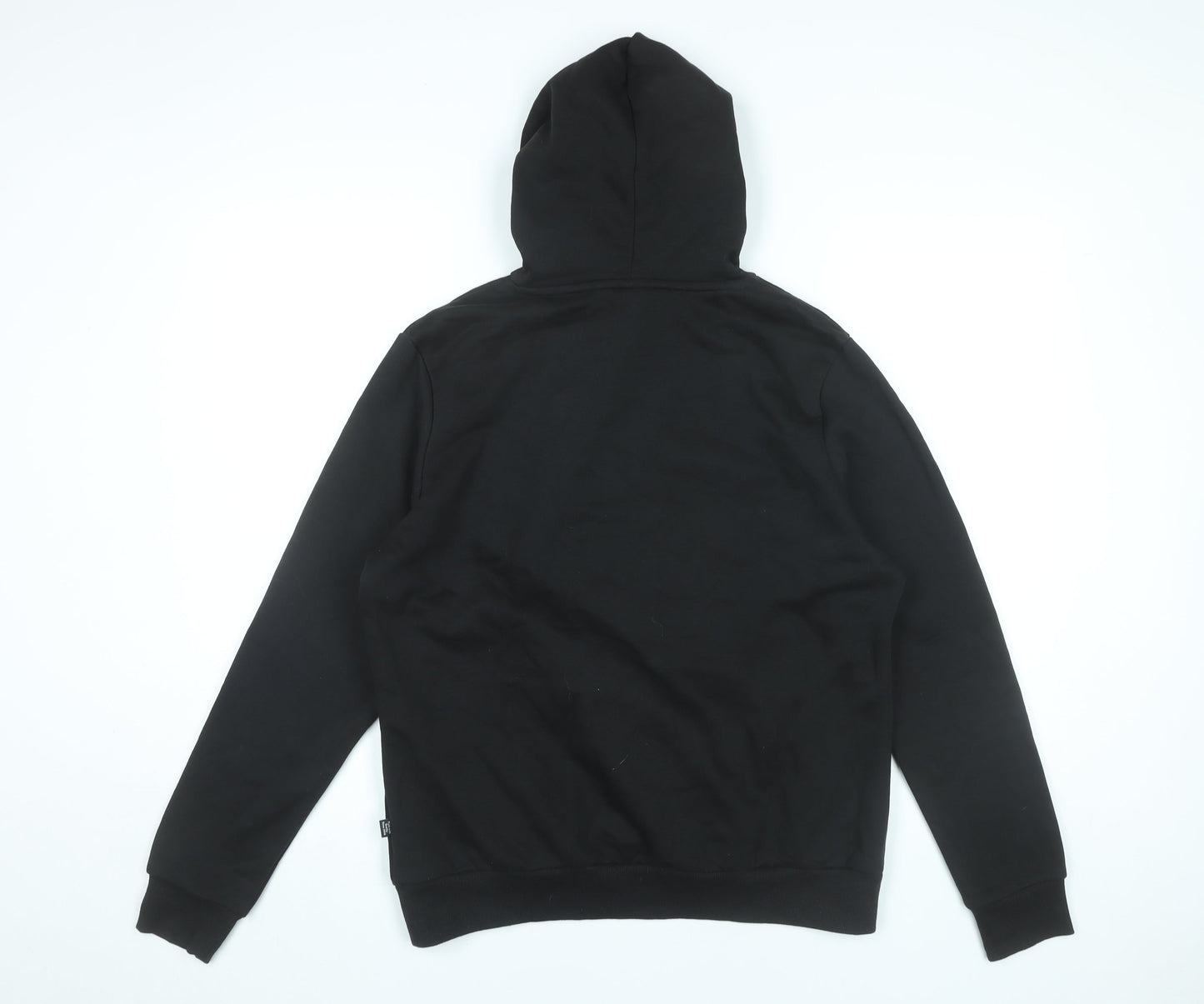 Puma Womens Black Pullover Hoodie Sweatshirt Size L Logo