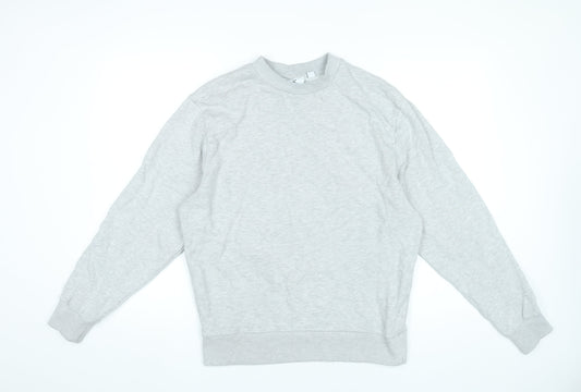 Collusion Women's Grey Pullover Sweatshirt XS Cotton Blend