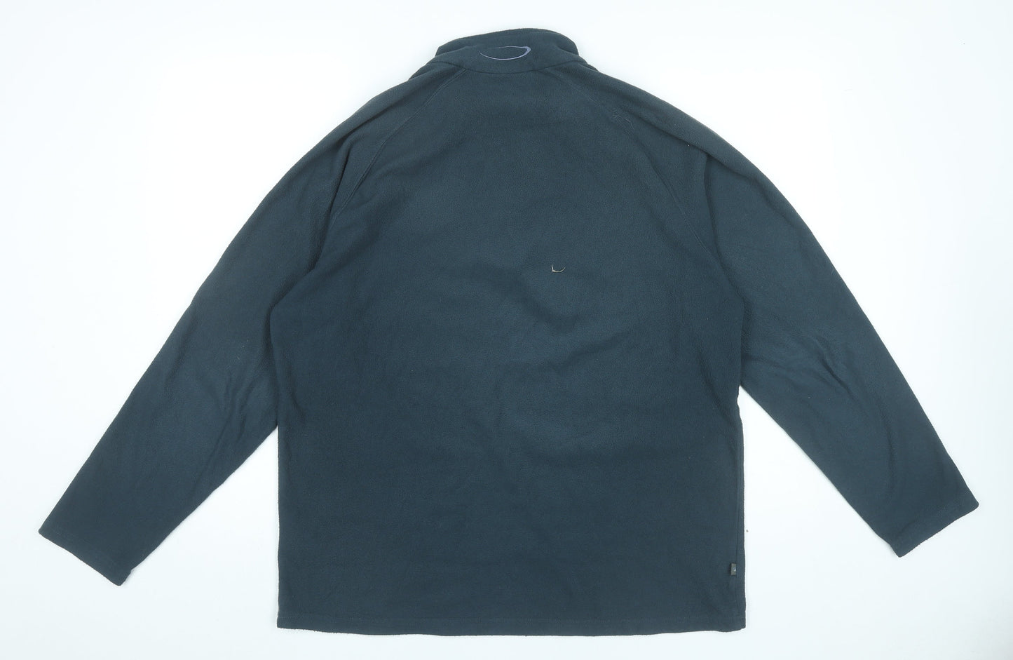 Mountain Life Men’s Blue Fleece Pullover Sweatshirt L Hiking Outdoor