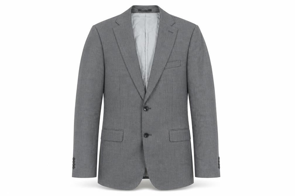 Zara Man Grey Blazer Jacket Men's 38 Regular Fit Smart Casual