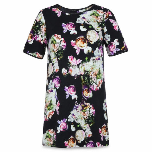 River Island Women’s Multicoloured Floral Shift Dress Size 6