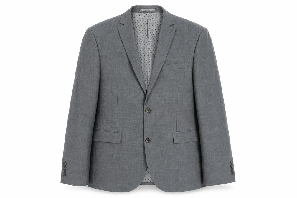 Next Men’s Grey Blazer Jacket 38 Chest Regular Fit Formal