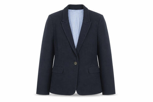 Marks & Spencer Women Black Size 12 Blazer Jacket Single Breasted
