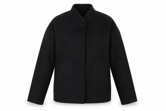 PRETTYLITTLETHING Women’s Black Tall Jacket Size 10 Lined Work Casual