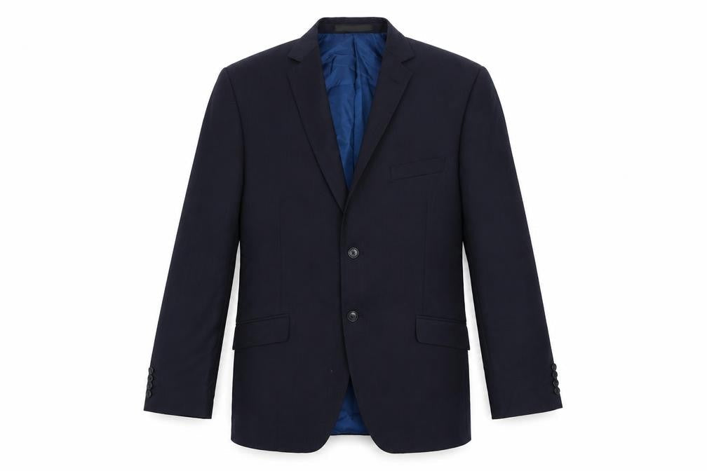 Marks & Spencer Men’s Blue Wool Blend 42 Long Blazer Jacket