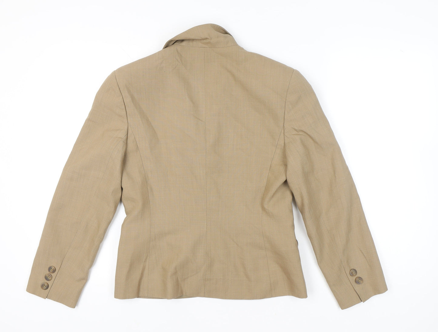 Planet Women’s Beige Size 10 Single-Breasted Suit Jacket