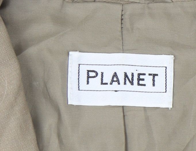 Planet Women’s Beige Size 10 Single-Breasted Suit Jacket