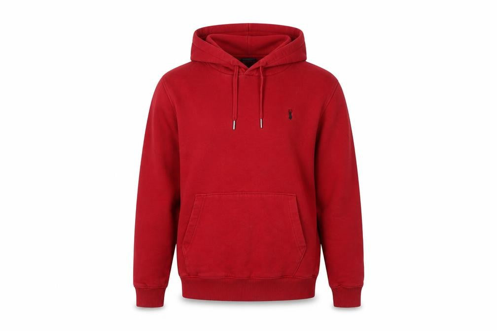 Next Men’s Red Pullover Hoodie M Regular Fit Cotton Blend
