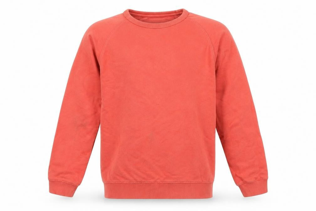 Zara Girls Red Sweatshirt 11-12 Years Long Sleeve Crew Neck Pullover