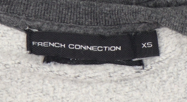 French Connection Mens Grey XS Crew Neck Pullover Sweatshirt