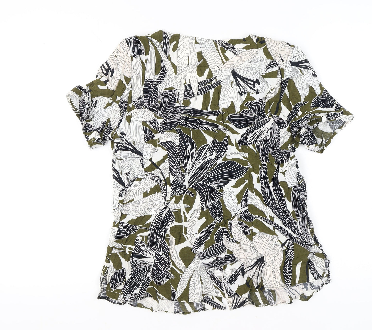Wallis Women’s Multicoloured Floral Viscose Blouse UK 12